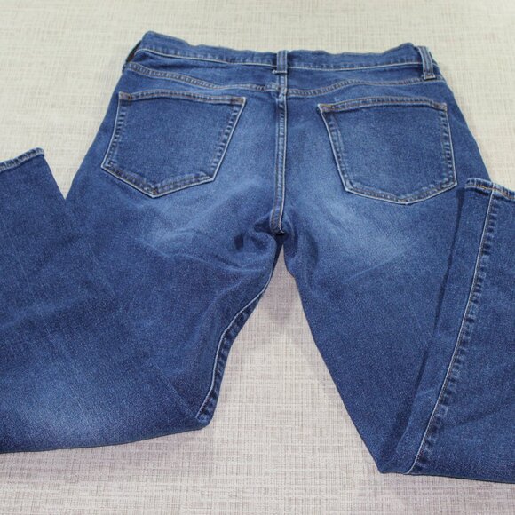 Gap Size 28 Forever Straight High Rise Blue Jeans - Picture 2 of 6